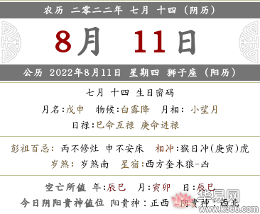2022年七月十四这一天黄历适宜新店或公司开张开业吗?
