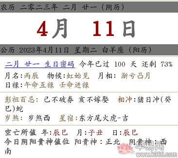 2023年农历闰二月二十一时辰吉凶如何？宜什么忌什么？