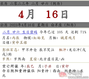 2023年农历闰二月二十六是不是开业黄道吉日？