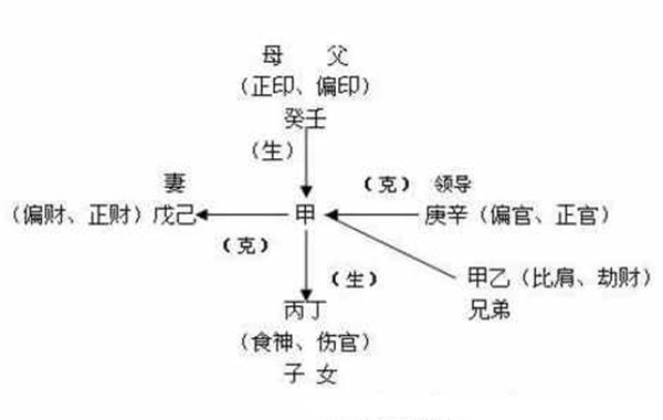八字入门基础十神作用关系(10)